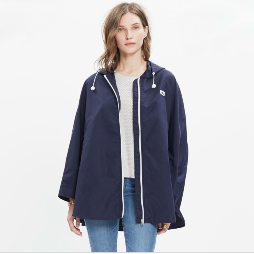 Penfield x Madewell Larson Blue Rain Cape